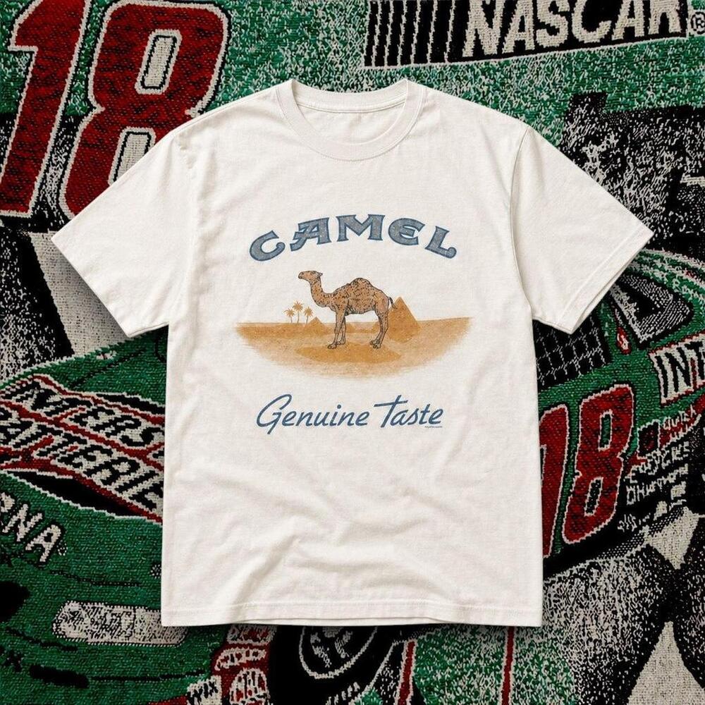 Camel Genuine Taste Graphic Tee White Unisex Shirt